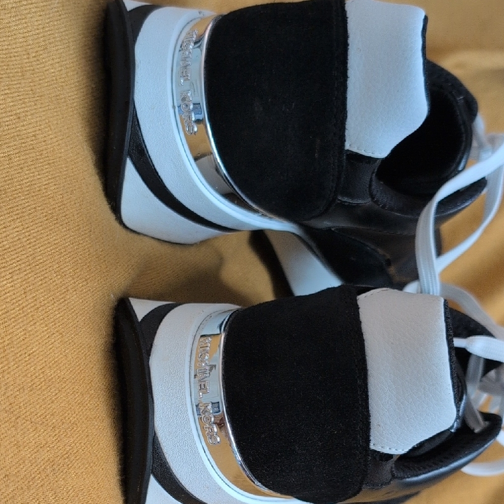 Michael Kors Black and White Athletic Shoes